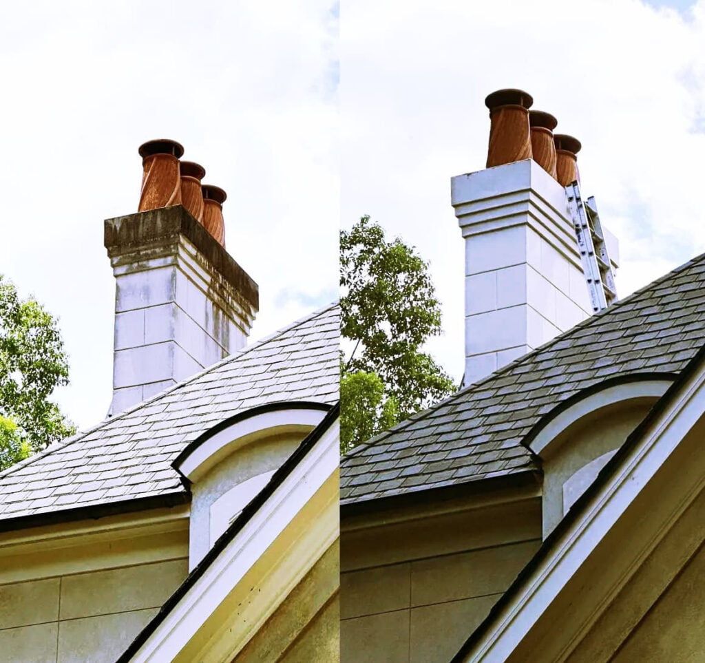 masonry chimney pressure washing | chimney pots | chimney caps atlanta