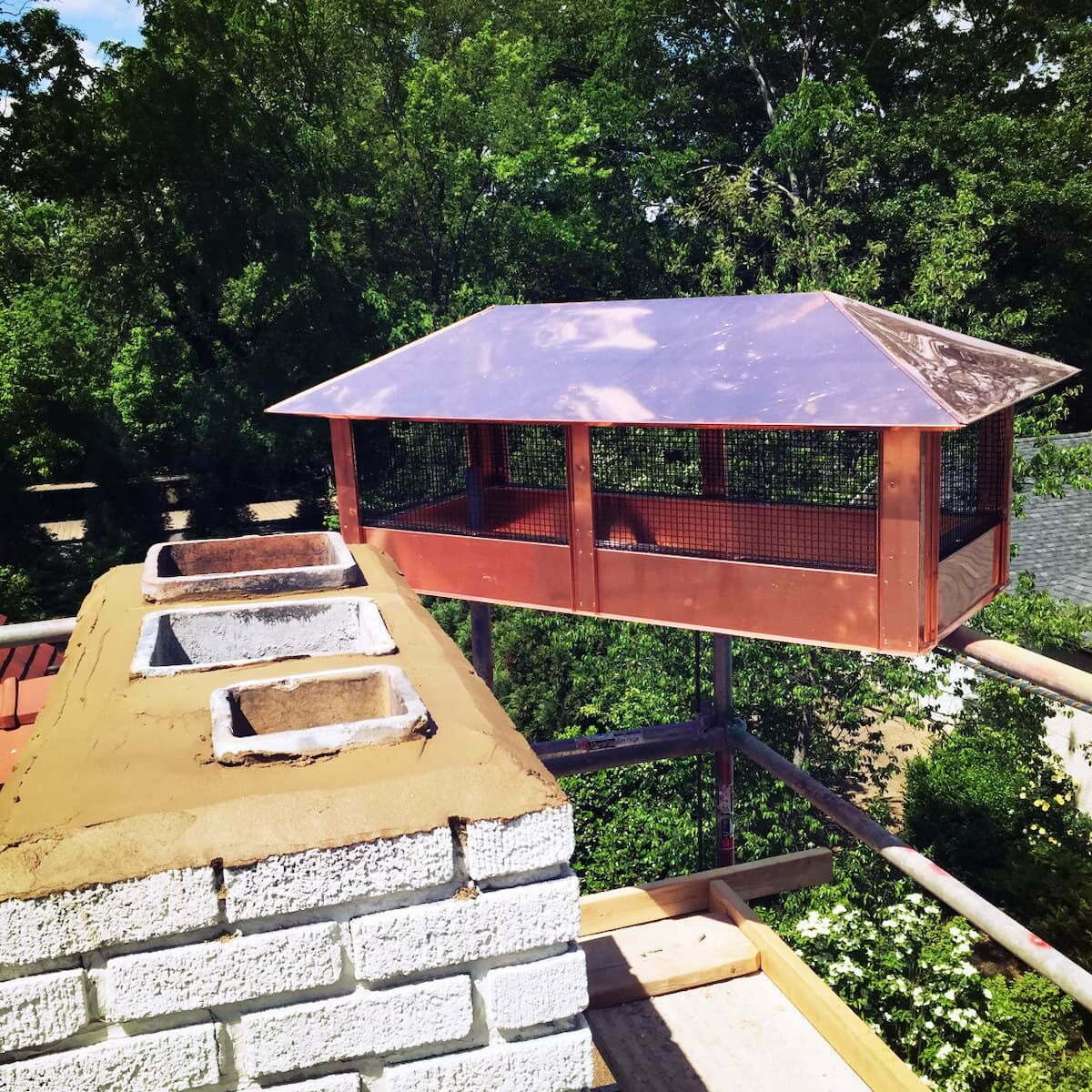 copper chimney caps | custom chimney caps | chimney caps atlanta