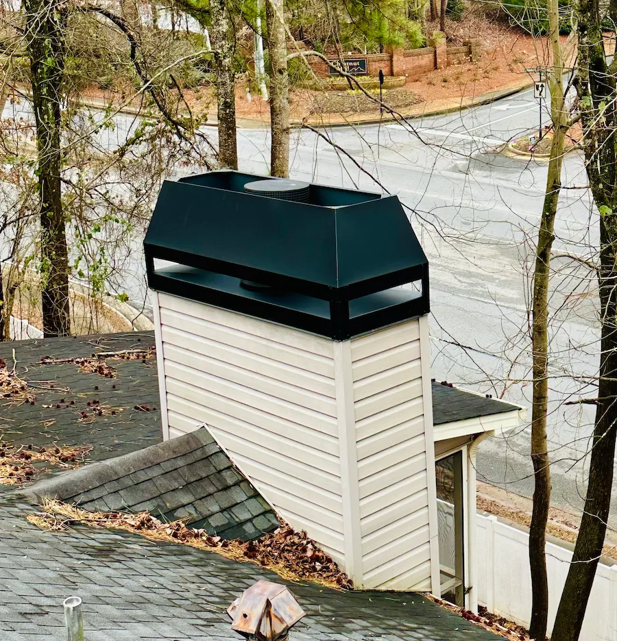 custom chimney caps | chimney shroud | chimney fabrication near Atlanta