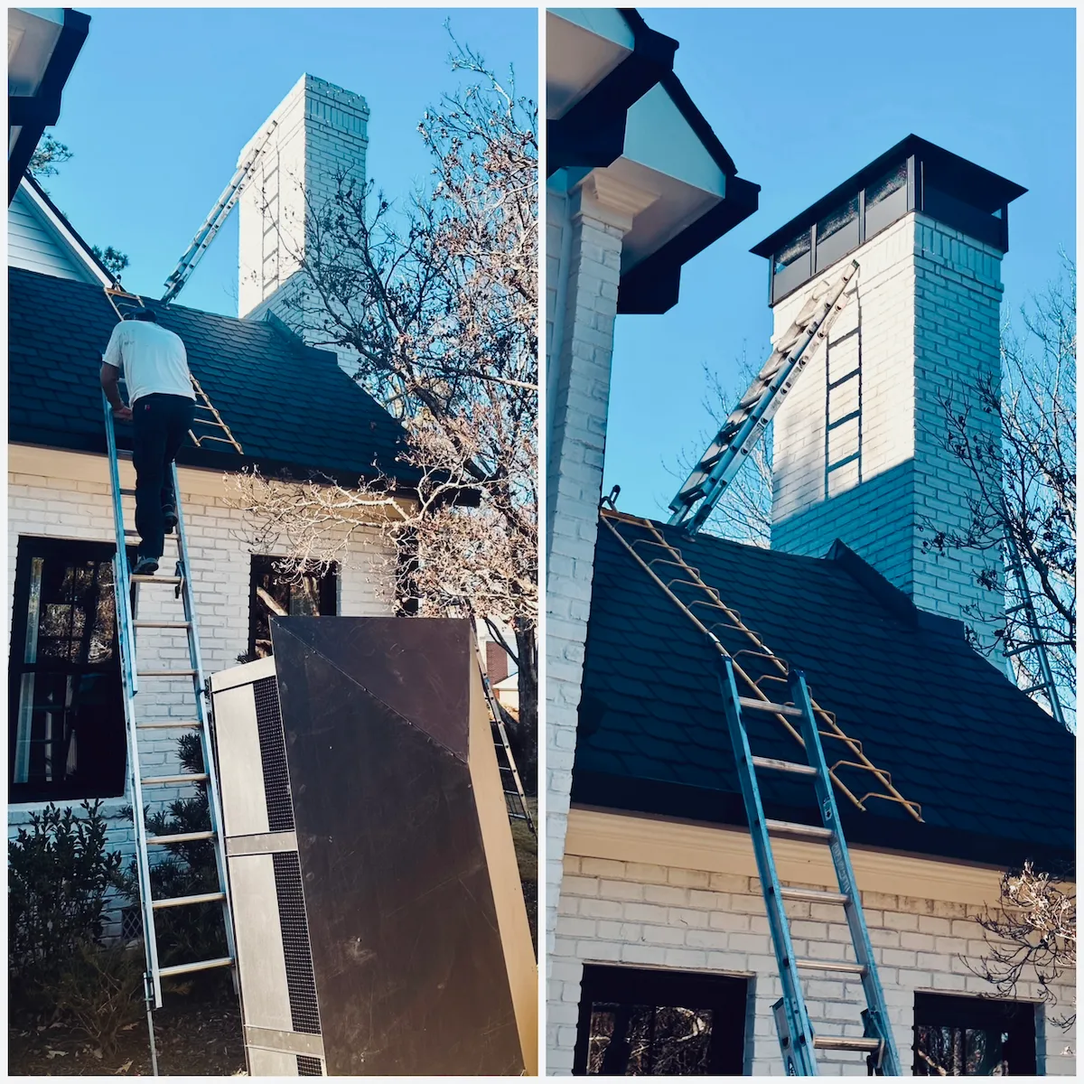 chimney cap installers in Sandy Springs, GA | custom chimney cap | masonry chimney cap