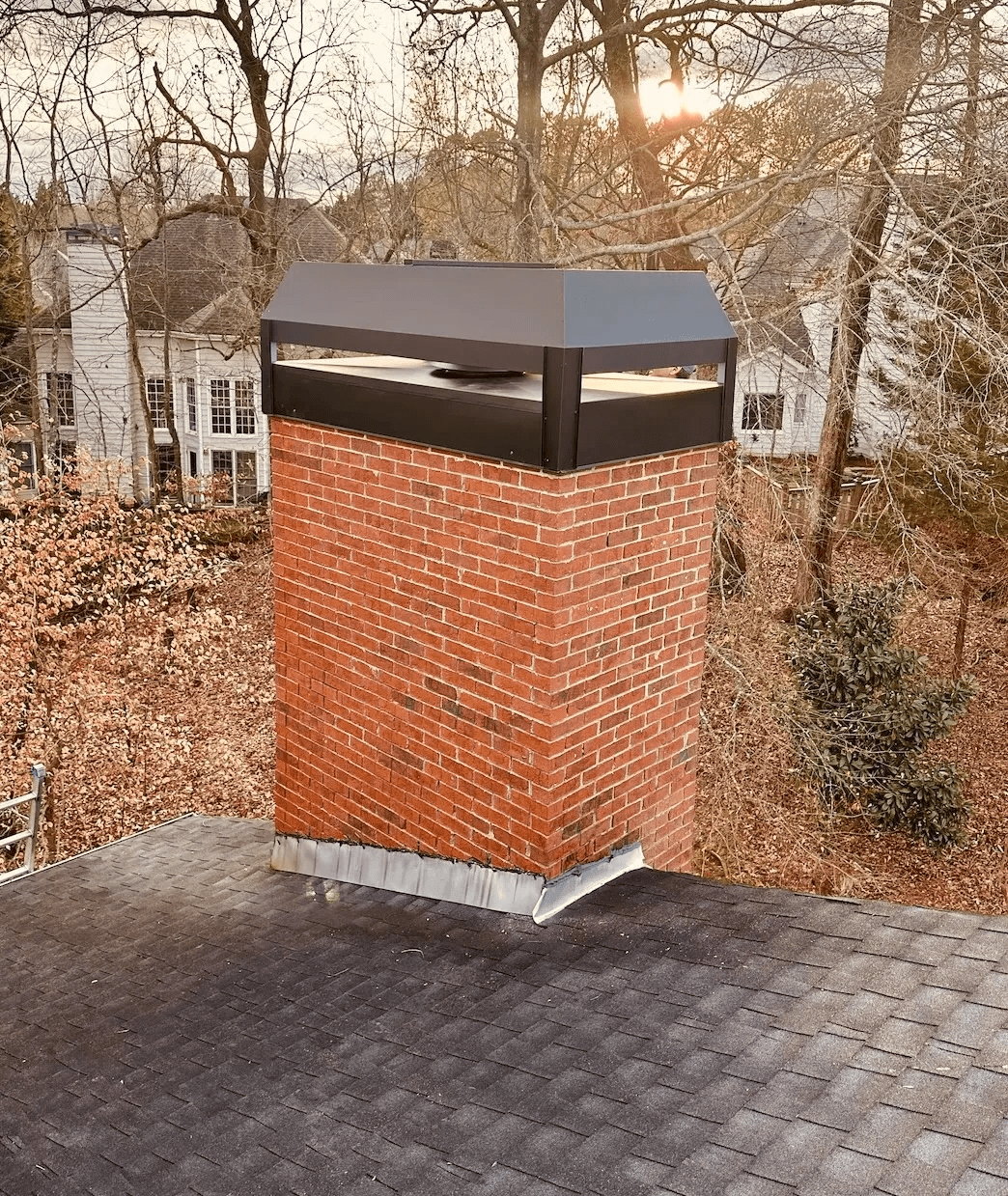 decorative chimney shroud | pan and shroud | rain pans and shrouds