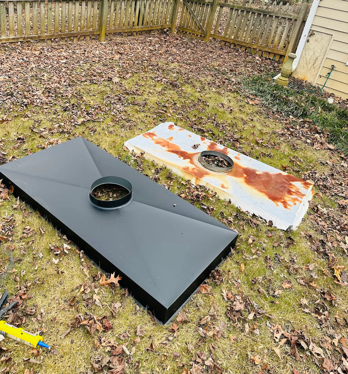 chimney pans | chimney pan replacement Atlanta | chimney caps atlanta