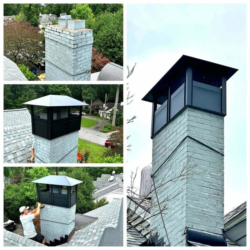 Custom chimney caps | chimney cap replacement atlanta